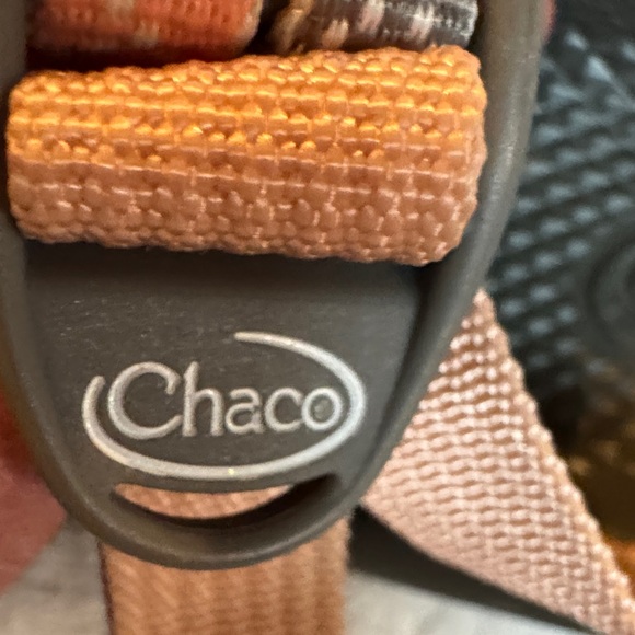 Chaco Kids Sandals Pink and Gray Adjustable Sport Sandals SB4 - Picture 3 of 8